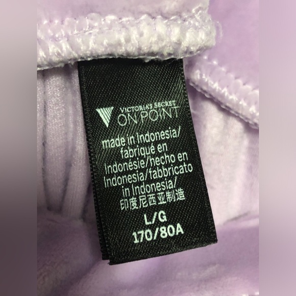 ⛵️Victoria’s Secret On Point Lavender Plush Velour Joggers - Picture 3 of 13